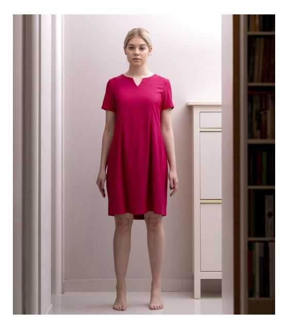 Sukienka ciążowa, do karmienia i po karmieniu- Elegant Pink Dress
