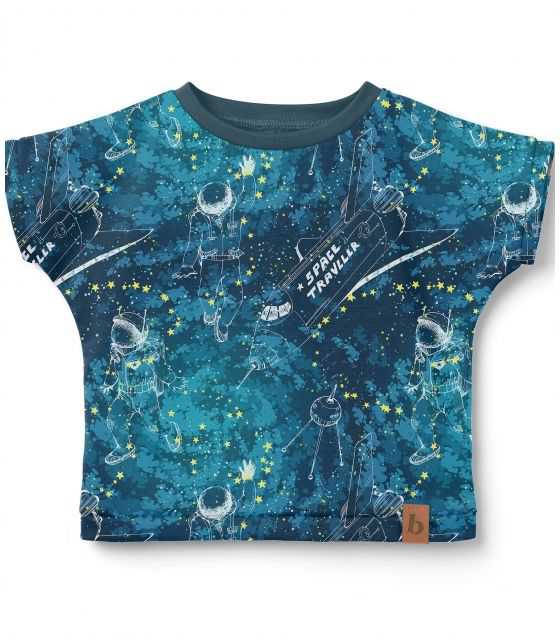 Koszulka dziecięca- wzór kosmos.