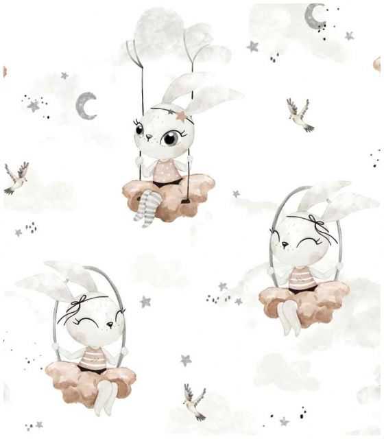 Komplet velvet z poduszką miś Dream bunny