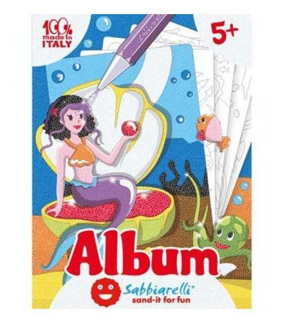 Album do kolorowania magicznym piaskiem Syreny 5l+ SABBIARELLI