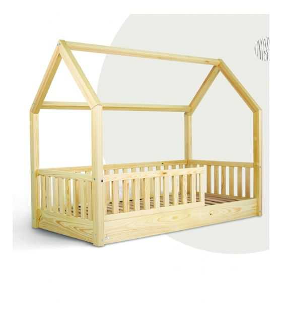 łóżko dziecięce drewniane domek