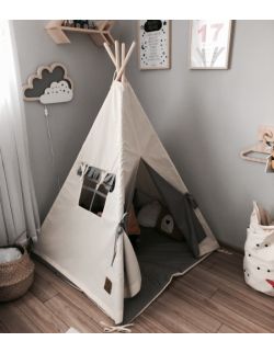 Namiot tipi dla dziecka Naturalna Szarość