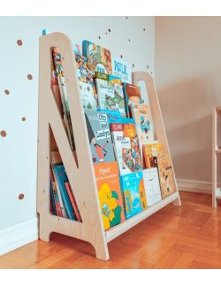 Biblioteczka Montessori – regał na książki dla dzieci HINGI Miru Naturalny