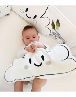 Poduszka dekoracyjna " chmurka biała "