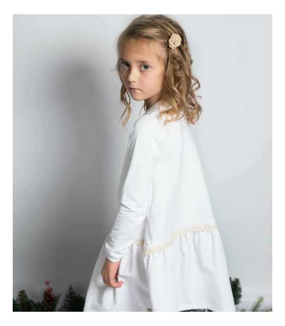 Hania biała sukienka elegancka dla dziewczynki