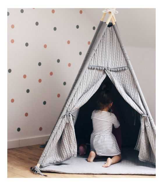 Malmo – tipi, namiot dla dzieci z matą podłogową