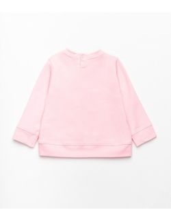 Różowa bluza z serduszkami