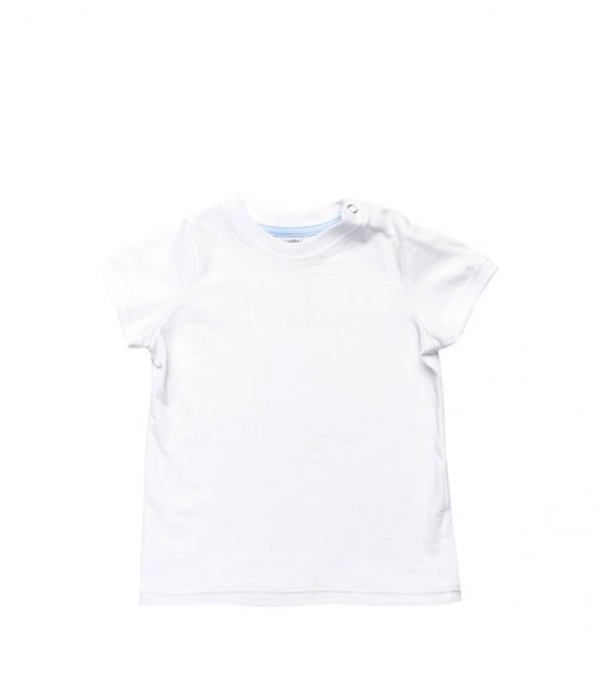 Biały t- shirt dla chłopczyka