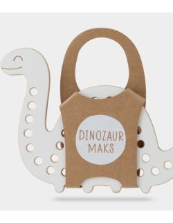 Przeplotka Dinozaur Maks, motoryka mała, Montessori