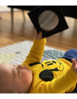 TimoSimo Książeczka Książka sensoryczna dla niemowlaka mini 0+