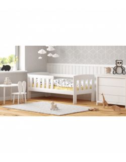 Łóżko dziecięce Maja w kolorze białym -140 cm