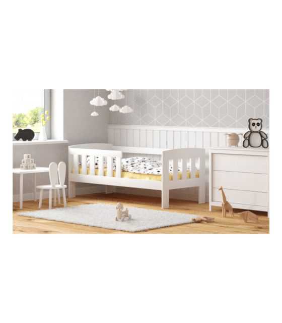 Łóżko dziecięce Maja w kolorze białym -160 cm