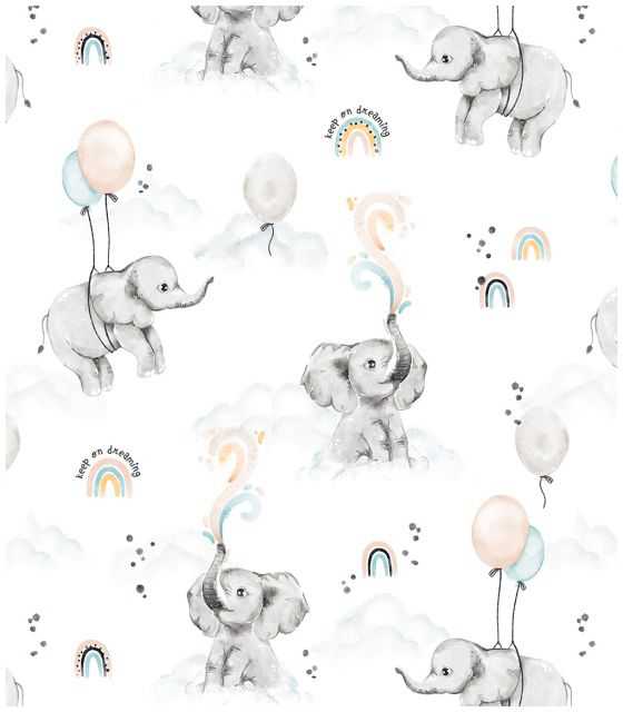 Rożek niemowlęcy becik happy elephant 