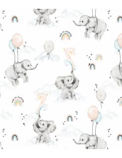 Komplet pościeli Happy elephant 3 rozmiary