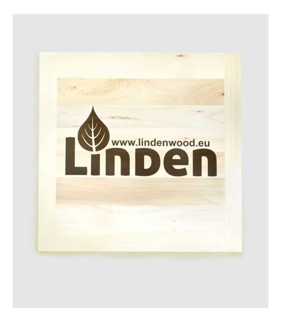 Podstawa z litego drewna do stabilnego budowania z klocków Linden