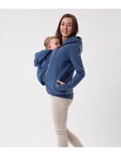  POLA- bluza ciążowa i do noszenia przód/ tył BLUE JEANS