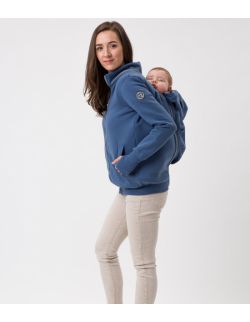  POLA- bluza ciążowa i do noszenia przód/ tył BLUE JEANS