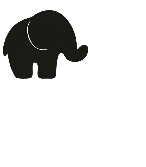 Naklejka tablicowa Elefant