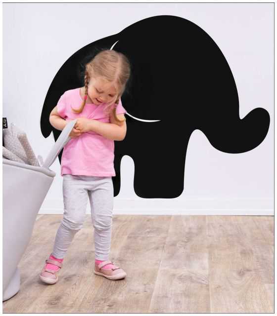 Naklejka tablicowa Elefant