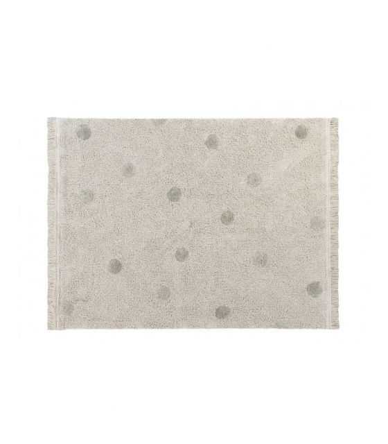Dywan bawełniany Hippy Dots Olive 120x160 cm Lorena Canals