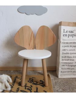Krzesełko dziecięce mysz color wood