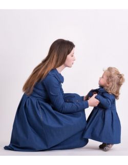 Sukienka dla córki BLUE DENIM