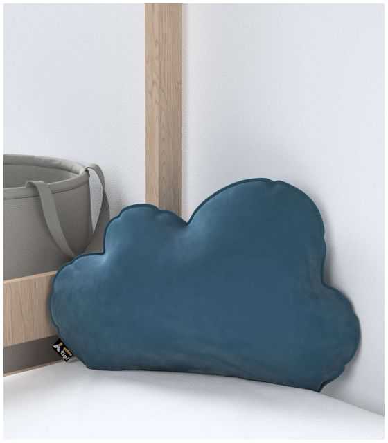 Poduszka Soft Cloud Velvet Pruski Błękit