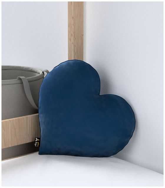 Poduszka Heart of Love Velvet Granat