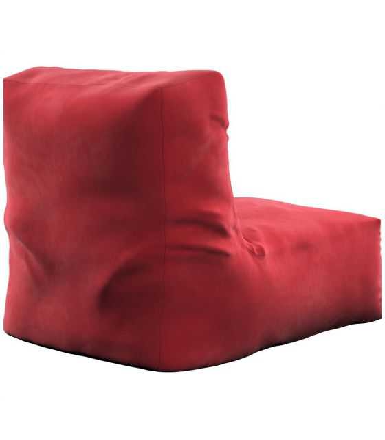 Pufo- fotel Poppy Intensywna Czerwień 