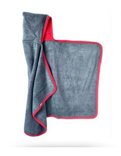  Bambusowy ręcznik z kapturkiem - GREY&RED