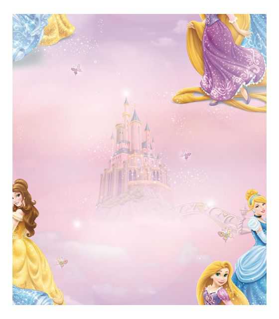 Tapeta dla dzieci Individual Kids@Home księżniczki Disney