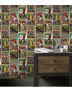 Tapeta kolorowa dla dzieci Individual Kids@Home komiks Marvel