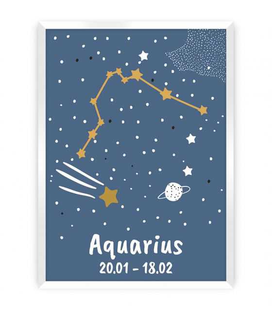 Obrazek Zodiac Aquarius 30 x 40