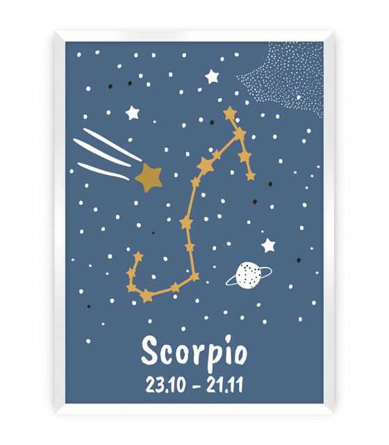 Obrazek Zodiac Scorpio 30 x 40
