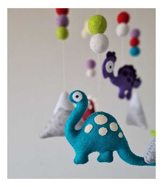 Karuzela nad łóżeczko dziecięce 'Świat Dinozaurów'