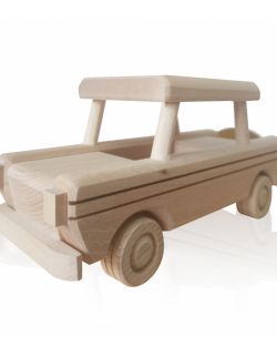 Zestaw drewnianych pojazdów 5 sztuk