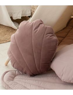 Poduszka muszelka Velvet Dusty Pink Shell