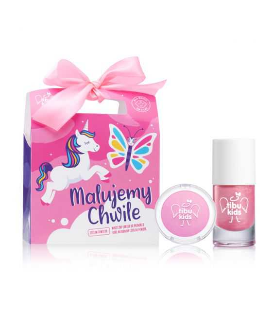 Zestaw wegańskich kosmetyków dla modnisi Tibu Kids - Pink Princess
