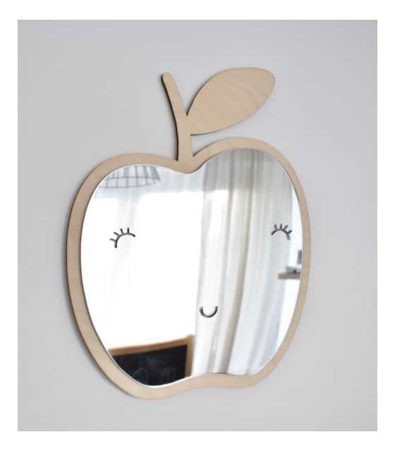 Lustro Dekoracyjne Dla Dzieci Jabłko