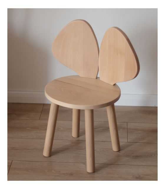 Krzesełko dziecięce mysz wood
