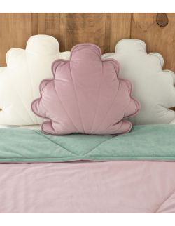 Narzuta na łóżko dziecięce - Dark Pink&Sage