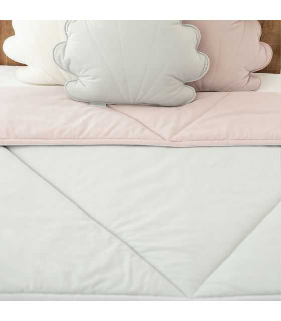 Narzuta na łóżko dziecięce - Pink&Grey