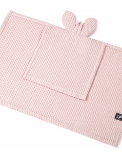 Ręcznik dla dziecka 2w1 do rąk i twarzy różowy