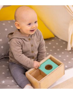Pudełko Montessori z przesuwanym wieczkiem