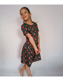 Sukienka dla dziewczynki MELISA truskawki