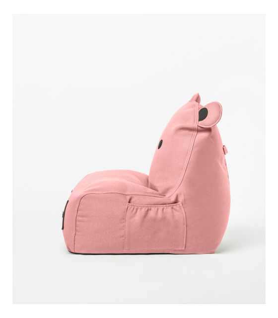 siedzisko puf Hippo różowy