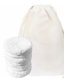 Wielorazowe płatki kosmetyczne Premium Care Pads - zestaw z woreczkiem do prania Białe