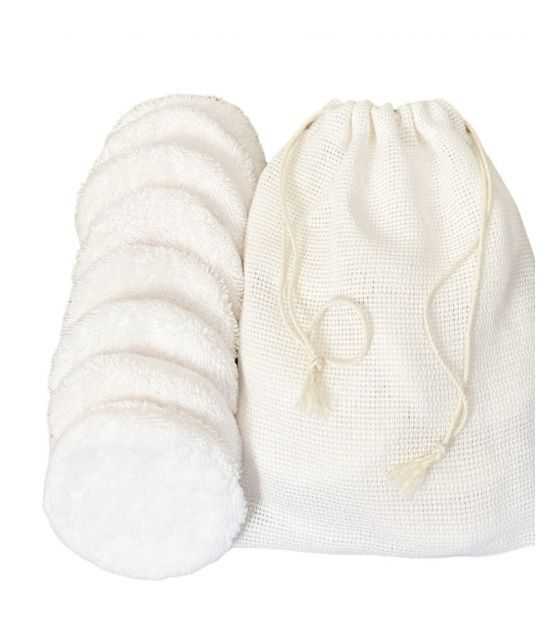Wielorazowe płatki kosmetyczne Premium Care Pads - zestaw z woreczkiem do prania Waniliowe