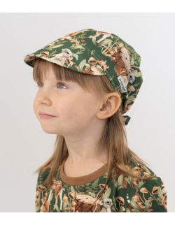 mamaiti chustka czapka z daszkiem dzieci lasu