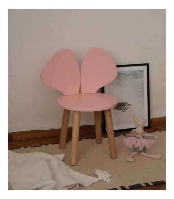 Krzesełko dziecięce mysz colors